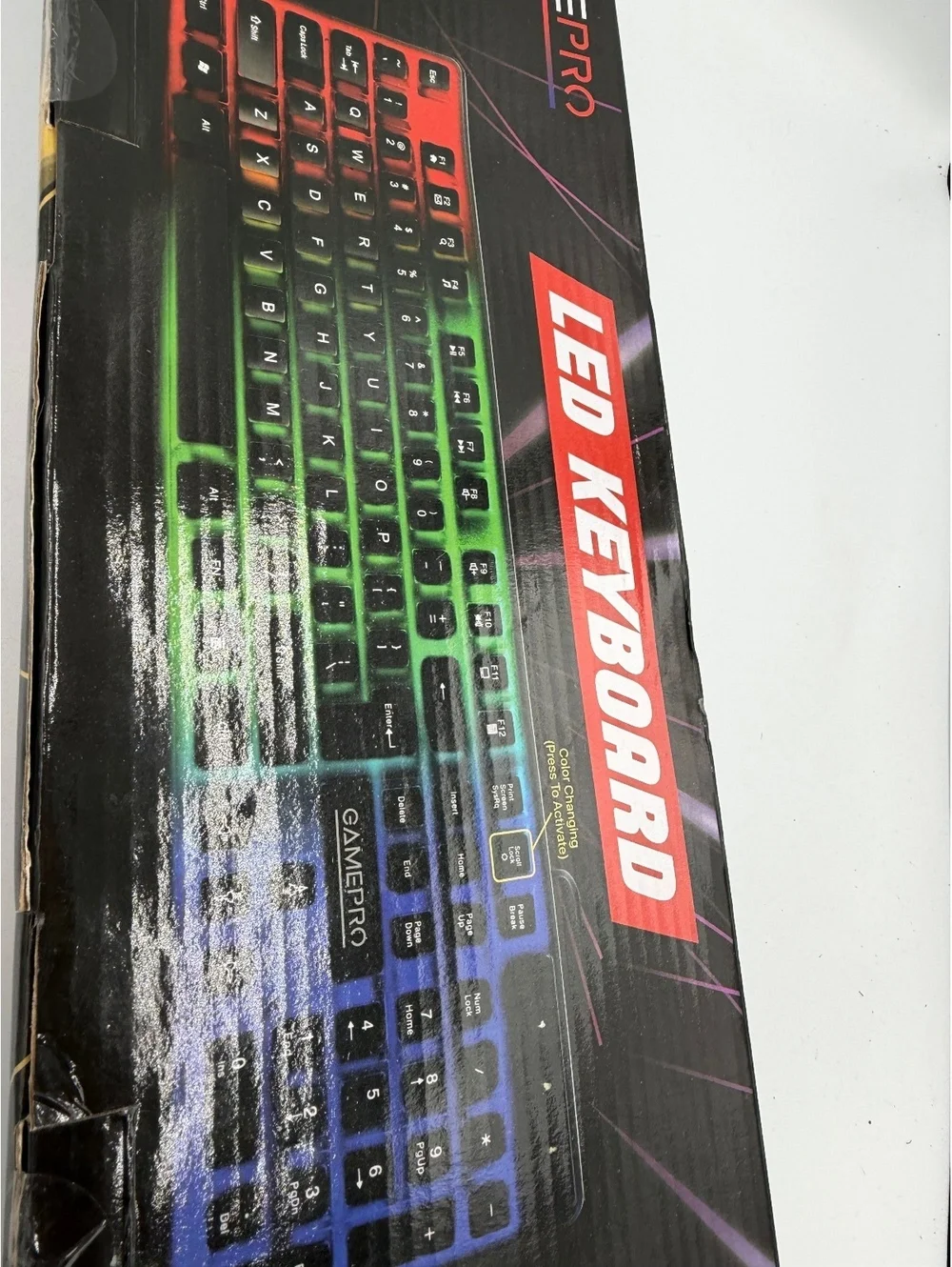 GamePro RGB LED Wired Keyboard